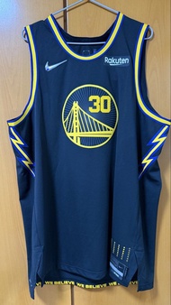75 th Nike Golden State Warriors Curry 30 City 版 AU 球衣（Size 52)