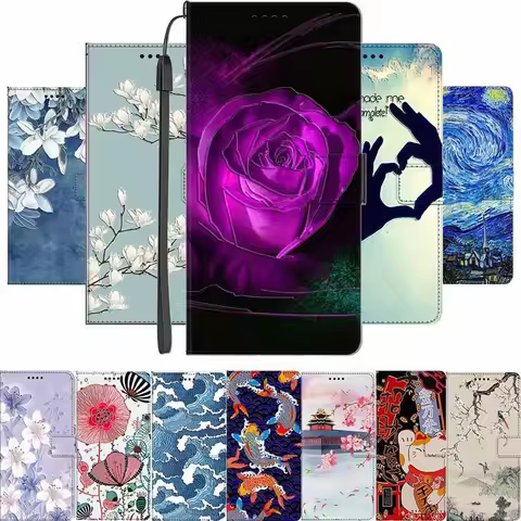 For Meizu Note 16 5G Case Magnetic Leather Book Cover Coque For Meizu Note 22 5G 21 22 Pro Lucky 08 