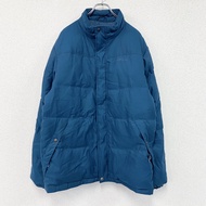 Eddie Bauer 羽絨服，藍色，TL 碼，古著。