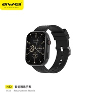 Awei H32 Smart Watch Multi Sports Mode Heart-Rate Sleep Monitoring Waterproof Bracelet Support NFC HD 2.0 inch Large Touch Screen Long Battery Life Smartwatches for men women