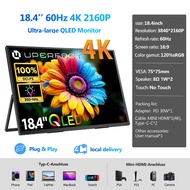 UPERFECT QLED Portable Monitor 18.4/16Inch Gaming Monitor 2K/4K/144Hz/240Hz With Vesa for PS5/4/3 Sw