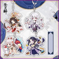 HT Onmyoji periphery Keychain Anime Acrylic Bag Pandant Keyring Shiranui Yaki Orochi 6cm Key Chain D