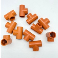 PVC ORANGE Electricity Tee 1/2