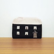 cat house phone pouch : black