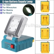 Mising 14/18V LED Working Light Lamp Li-ion Battery Supply for Makita Battery Power Tool Electric Tool Part Home Decoration