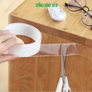 Nano Transparent Double-Sided Adhesive Tape Super Adhesive Double-Sided Adhesive Tape 3Cm*5M Reusabl
