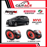 SHUTTLE LAB Speaker Myvi Plug and Play Speaker PNP Front Rear Door 6 inch Speaker PERODUA Myvi GEN1 