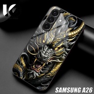 HP Casing SAMSUNG A26 Softcase SAMSUNG A26 Case Glossy Casing Shiny Glass Protector Mobile Phone Acc