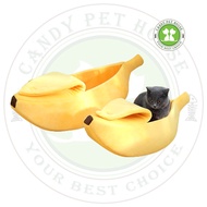 Pet Bed Banana Peel House Bed Mat Soft Plush Padding Cushion For Cat Dogs / Tempat Tidur Kucing