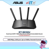 ASUS RT-BE58U WiFi 7 Dual-Band Router for Home & Office Ultra-Fast Wireless BE3600 Multi-Gigabit Gam