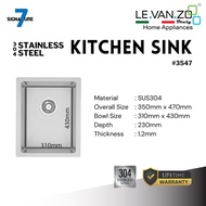 LEVANZO Kitchen Sink Signature 7 Series #3547
