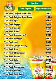 STIKER DAFTAR MENU MAKANAN ATAU MINUMAN BUAT DITEMPEL PADA KACA BISA CUSTOM &amp; GRATIS DESAIN