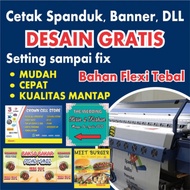Printing BANNER BANNER 440 Gr FREE DESIGN