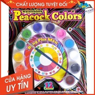 12-color watercolor, peacock watercolor W02