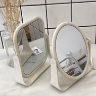 360 Rotating Barley Makeup Mirror• Desk Mirror