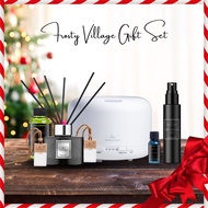 [Christmas Gift Sale] Frosty Village Gift Set by Kirona Scent | 600ml Aroma Diffuser | Reed Diffuser