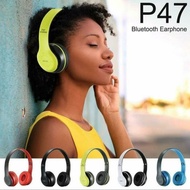 HEADSET BLUETOOTH P47 PURE BASS - EARPHONE BLUETOOTH BANDO P47 WIRELESS ORIGINAL