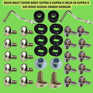 1 SET BAUT baud caver COVER BODY UNTUK MOTOR SUPRA X SUPRA X HELM IN SUPRA X 125 REVO SUZUKI SMASH SHOGUN