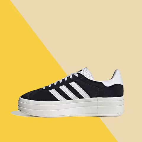 Adidas Gazelle Bold Low-Top Skate Shoes Unisex Comfortable Casual Shoes Durable Everyday Wear HQ6912