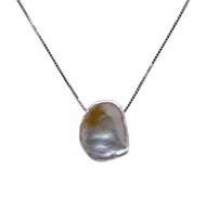 Vòng Cổ Ngọc Trai Baroque Độc Đáo Mặt Dây Chuyền Ngọc Trai Răng Cưa Nước Ngọt Tự Nhiên Màu Trắng Vòn