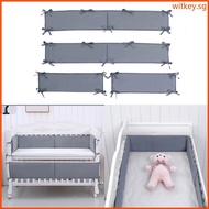 WIT Solid Color Baby Crib Bumper Newborn Cot Protector Pillows Infant Bed Cushion