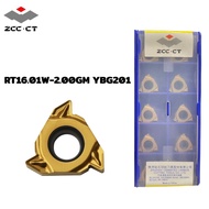 [ คูปองลด25% ] ZCC.CT เม็ดมีด กลึงเกลียวนอก สำหรับเหล็ก สแตนเลส เหล็กหล่อ (จำนวน10เม็ด) RT16.01W