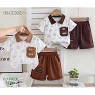 HONE BABY Bear Boys' Short Set Premium Import 0-5 years BABY Boy Clothes/
