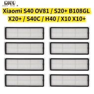 HEPA Filter For Xiaomi S40 OV81 S20+ X20+ S40C H40 S10+ X10+ X10 Robot Vacuum Cleaner Parts