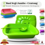 Food Storage Container Vegetable Container Plastic Buffet Container Serving Container JUMBO SQUARE B