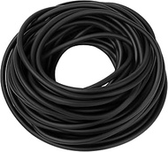AQUANEAT 50 Feet Aquarium Airline Tubing, Standard 3/16" Tubing for Fish Tank Air Pump (Black)