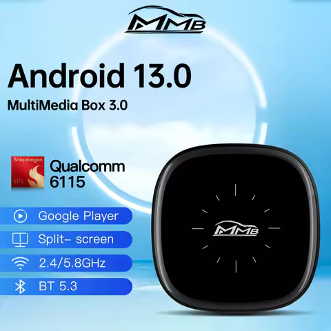 New MMB Max Q2W Ai Box Android 13.0 QCM6115 8-Cores Wireless CarPlay Android Auto Ai Box 4+64G Onlin