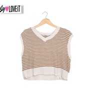 Striped Crop Vest (CODE: B59 -31)