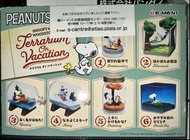 Rement PEANUTS SNOOPY & WOODSTOCK Terrarium on Vacation 花生漫畫 史諾比 胡士托 度假 水晶球 re-ment 食玩 原BOX 全6種