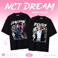 [ READY ] NCT DREAM 'Drop series' Tshirt - Haechan Renjun Mark Jeno Jaemin Chenle Jisung - 100% Cott