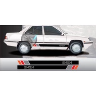 (Ready stock）S991# Proton Saga Car Body Vinyl Decal Sticker