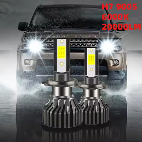 2pcs 20000LM H4 Turbo Car Headlight 72w H7 Led Lights H11 LED Bulb H8 H9 9005 HB3 9006 HB4 6000K Aut