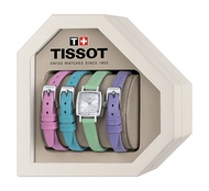 Tissot Lovely Summer Set ทิสโซต์ เลิฟลี่ ซัมเมอร์ เซต T0581091603101 สีเงิน แถมสาย 3 เส้น นาฬิกาผู้หญิง