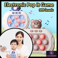 Quick Push Pop It Game Electronic Pop It Kids Console Education Decompression Toy Pop Machine Game M