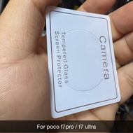 TEMPERED GLASS CAMERA LENS poco F7 pro, f7 ultra GLASS MATERIAL
