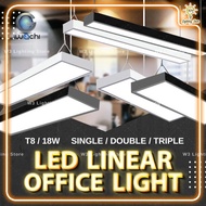 LED LINEAR OFFICE LIGHT T8 FITTING ONLY [SINGLE/ DOUBLE/ TRIPLE]