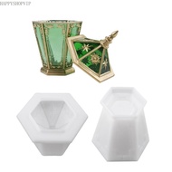 HSV Hexagonal Shape Storage Box Mold Crafting  Holders Moulds for Crafting