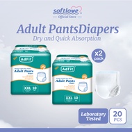 Adfit Adult diaper PANTS 2 packs combo Adult diaper pants Adult diapers pants