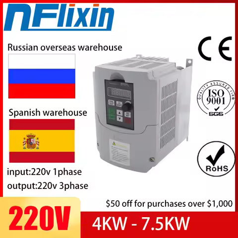 For Russian! 0.75KW- 5.5KW For water pump Frequency Inverter 1phase 200v input 3 phase 200v output V