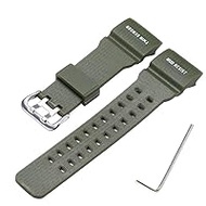 Men's Resin Strap Waterproof Rubber Bracelet Buckle Accessory Armbanduhrarmband Suitable for GG-1000 / GWG-100 / GSG-100