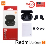 Ready StockOriginal Xiaomi Redmi Airdots 2 Wireless Earbuds Bluetooth 5.0 Mi True Wireless EarBuds Basic Earphone