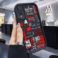 MERAH Casing hp for VIVO Y20 Y20s Y20i Y20t Y20G Y12s Y12a Y11s Y30G Y33t Y33s Case Red and white te