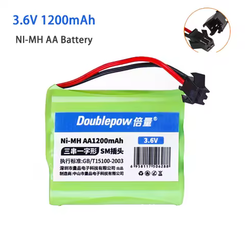 1pc SM Plug 3.6v 1200mah NiMH Battery + Charger For Rc Toys Cars Tanks Robots Boats Guns Ni-MH AA 3.