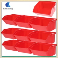 🧂 Red PP Storage Box for Component Storage
