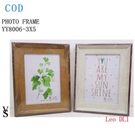 PHOTO FRAME Wooden Frame Acetate Cover 3R 3X5 Inches Picture Frame (YY8006-3X5/ YY8220-3X5)