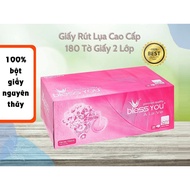 [LOT OF 3 BOXES] Bless You À La Vie Tissue Box 180 Sheets 3 Layers Soft and Smooth Safe for Facial S